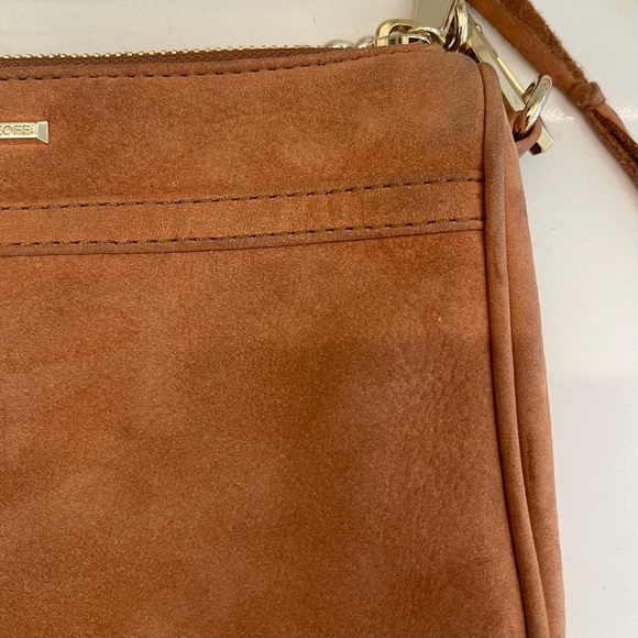 Rebecca Minkoff M.A.C. Mini Suede Crossbody in Nutmeg - Picture 7 of 9